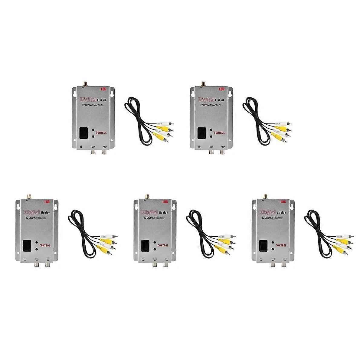 1.5G 1.5W FPV VRX 12CH 1500mW Audio Video Receiver