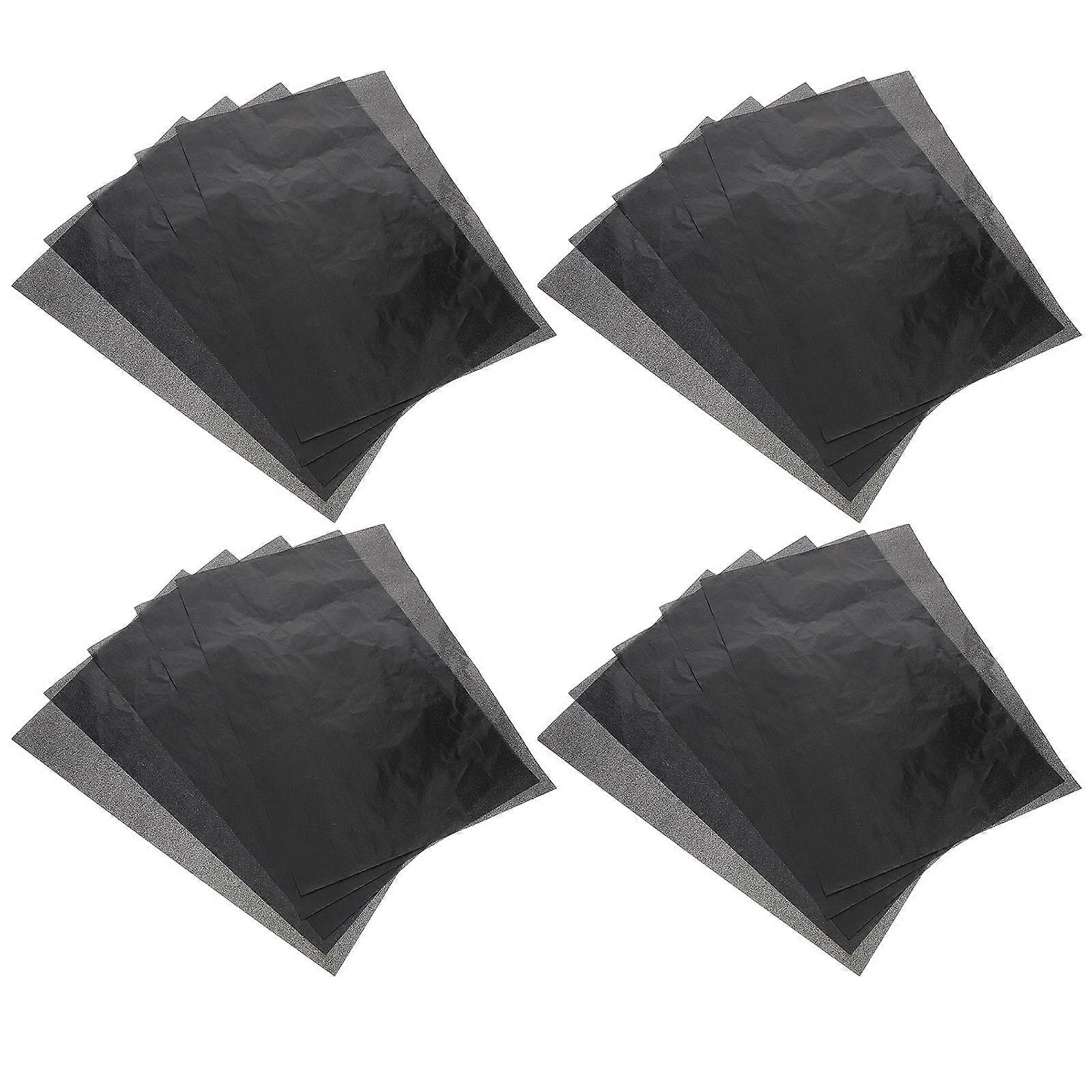 Black Transfer Paper Graphite Transfer Paper For Art Projects Transferring Patterns A4 50Sheets
