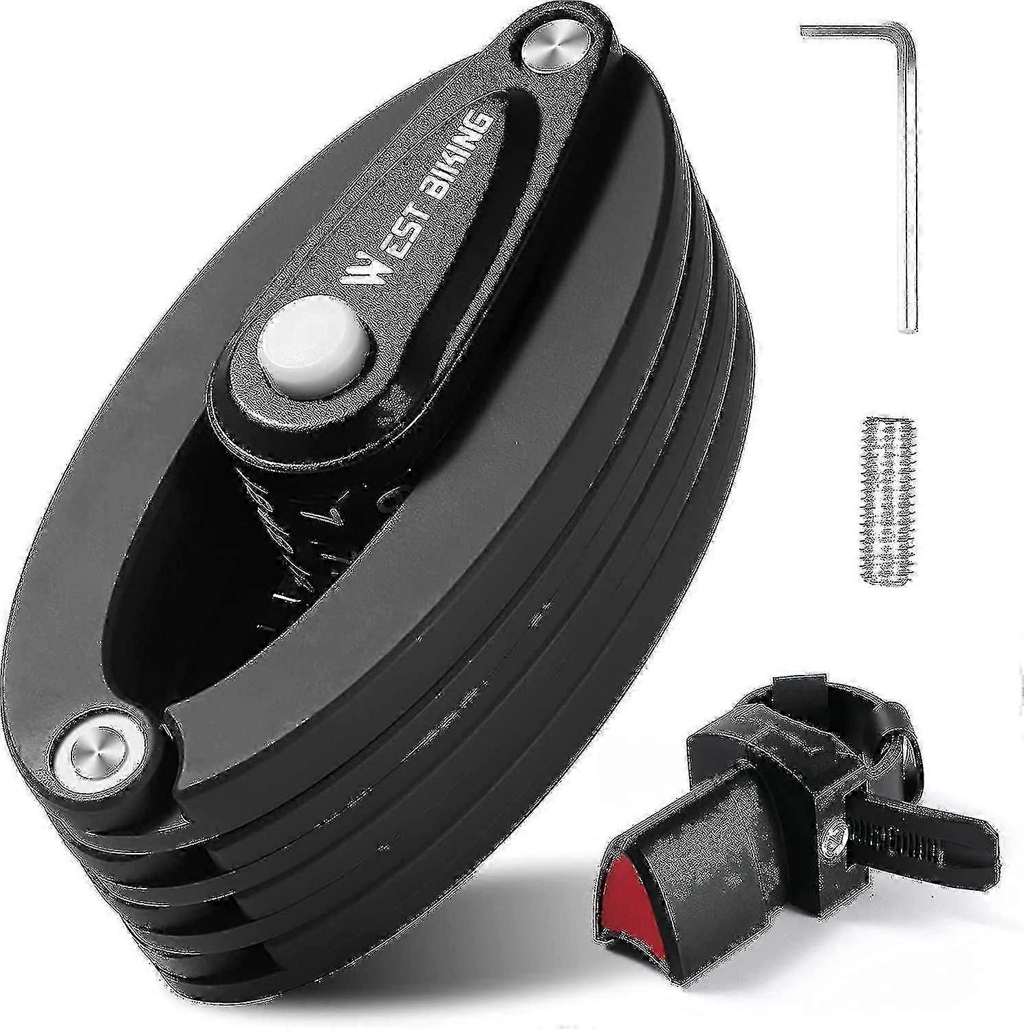 Bicycle Lock Folding Lock Combination Lock High Security, 85cm Length Chain Lock Bicycle Locks Folding Lock With Bracket, Anti-theft Device Bicycle Lo