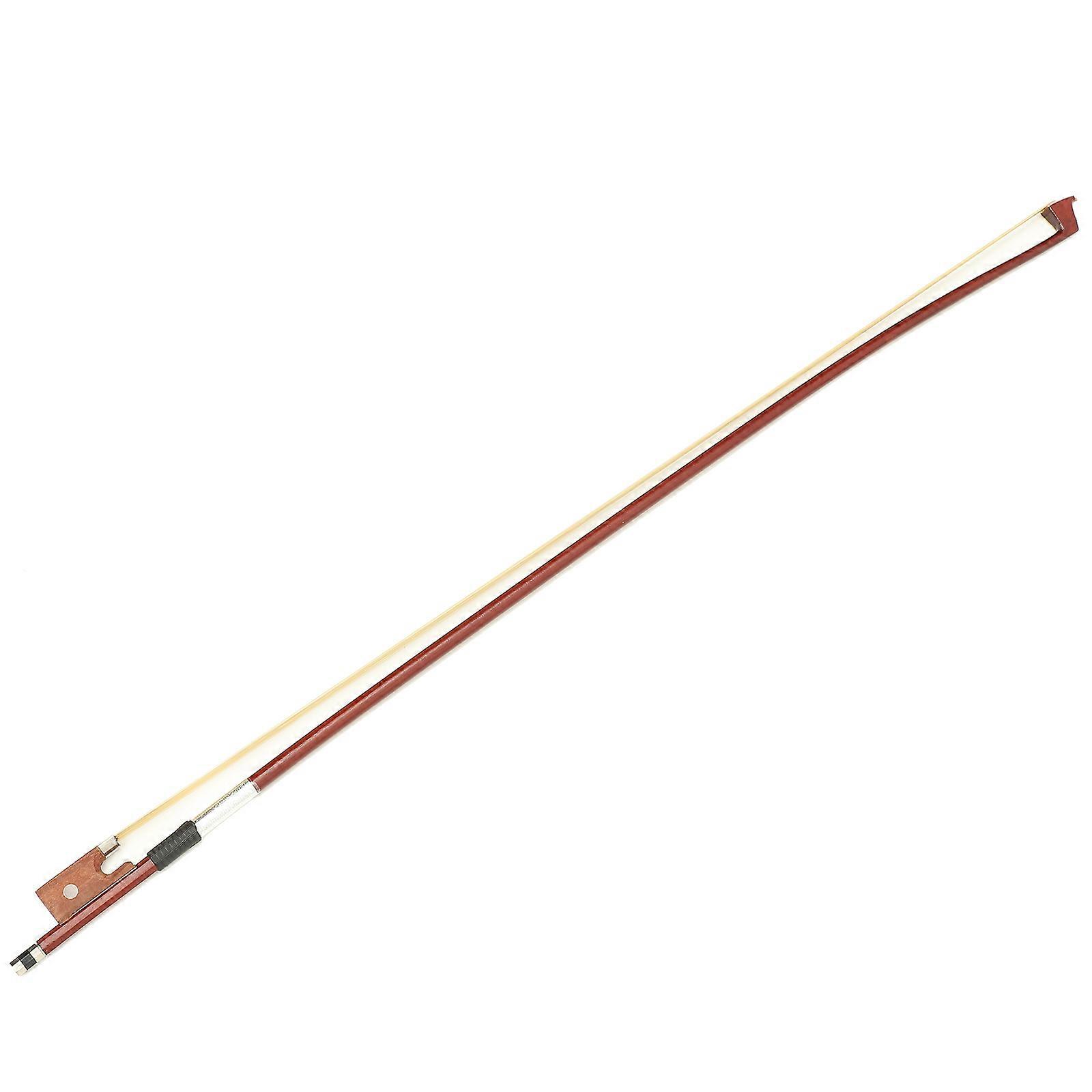 Practical Violin Bow Violin Bow Wood Horsetail Hair Practice Performance Students Beginners 74x3cm Straight Simple 1Set