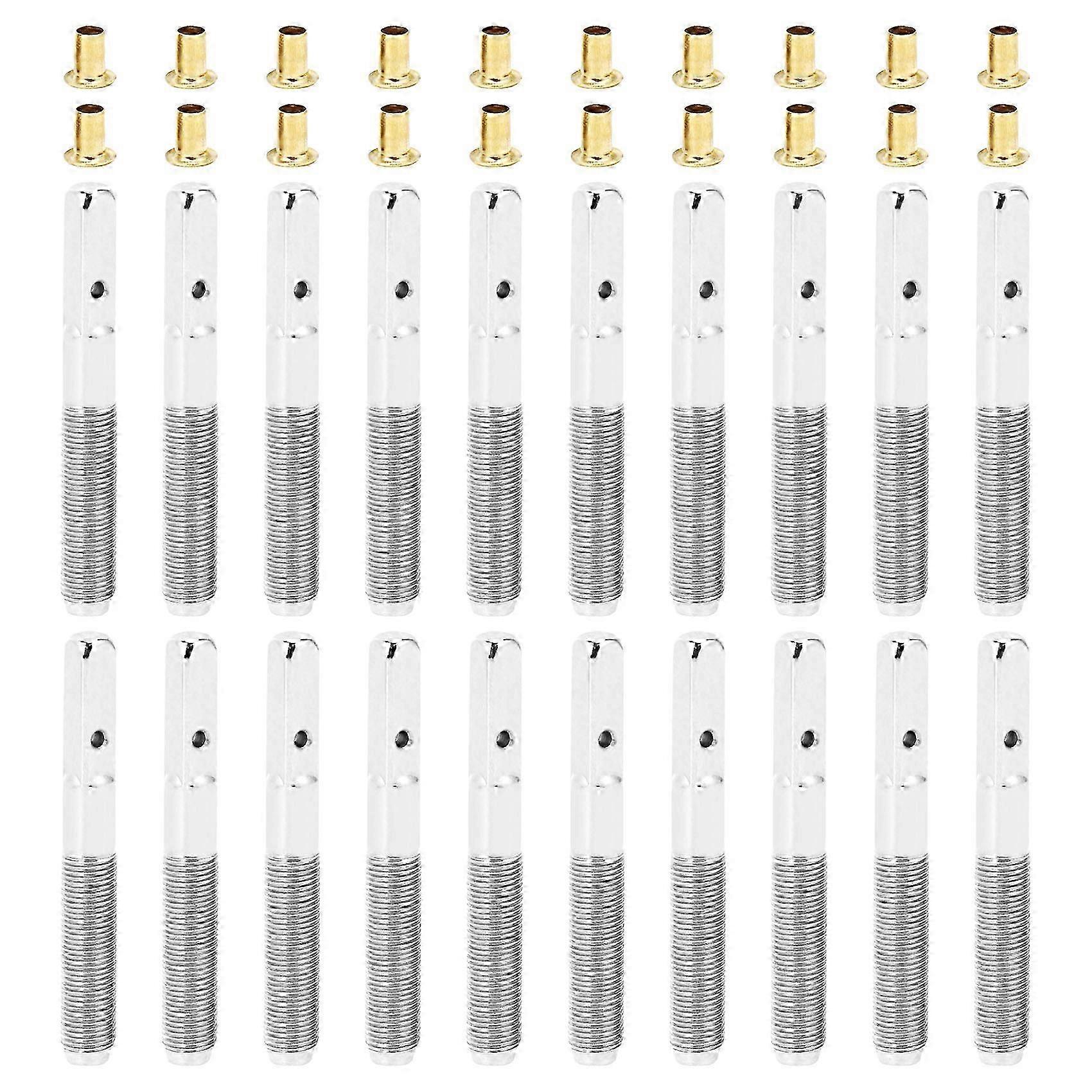 20 Pcs Tuning Pins and Rivets Set for Small Harp Musical Stringed Instruments