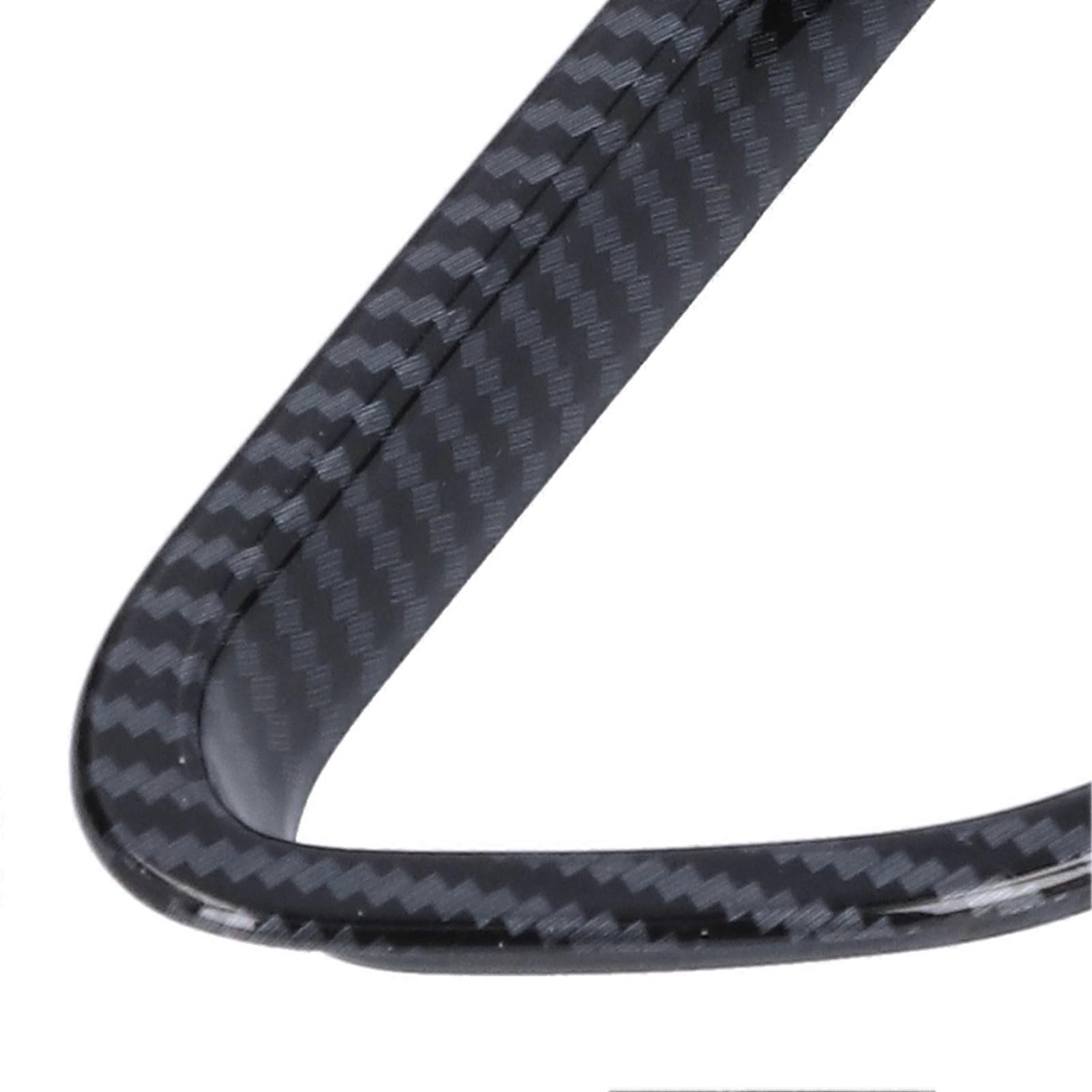 Steering Wheel Trim Cover Carbon Fiber Style Decoration Replacement for Mazda 3 Hatchbck Sedan CX-30