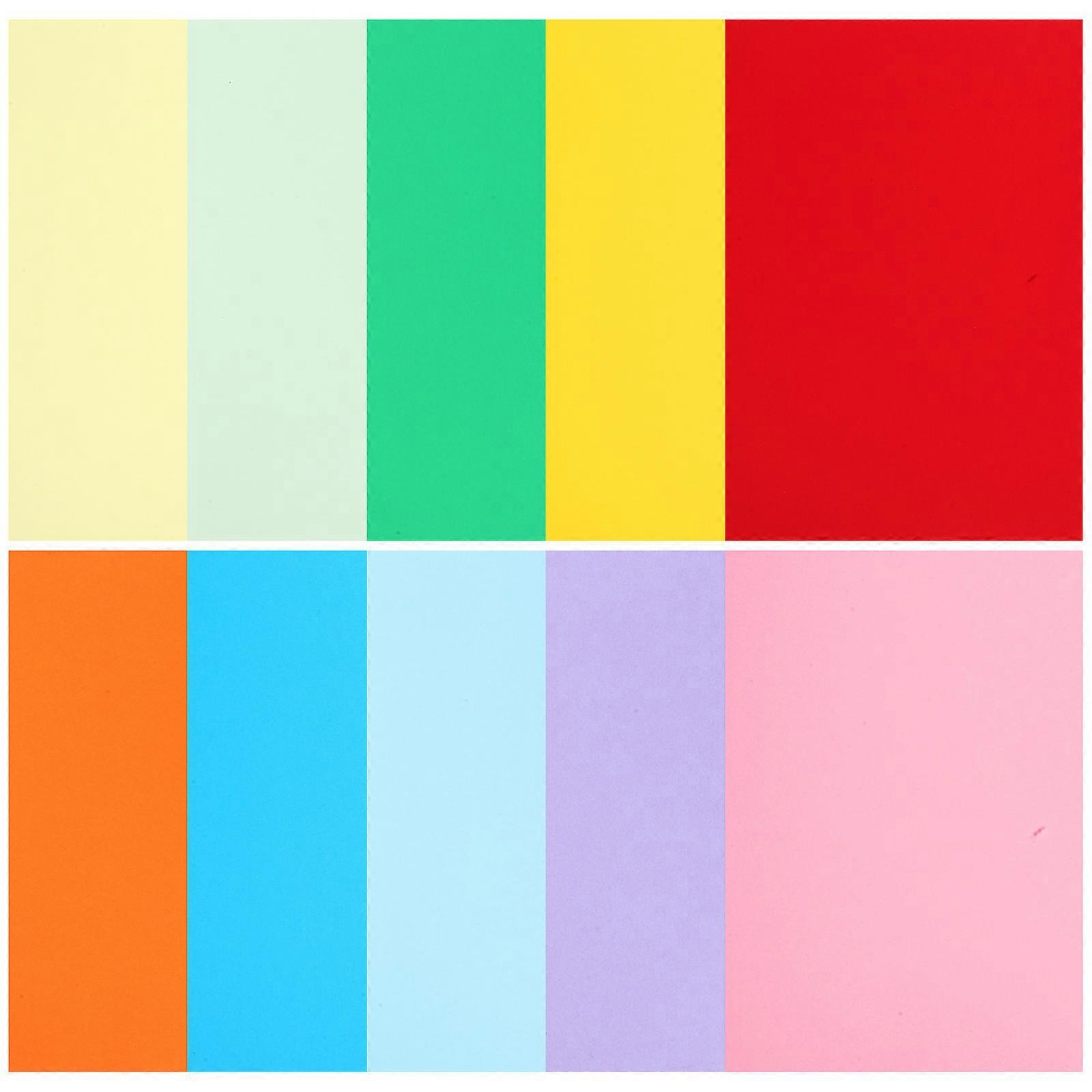 Colored Cardstock Assorted Color For Teachers Students Artists Diy Projects Scrapbooking 50 Sheets