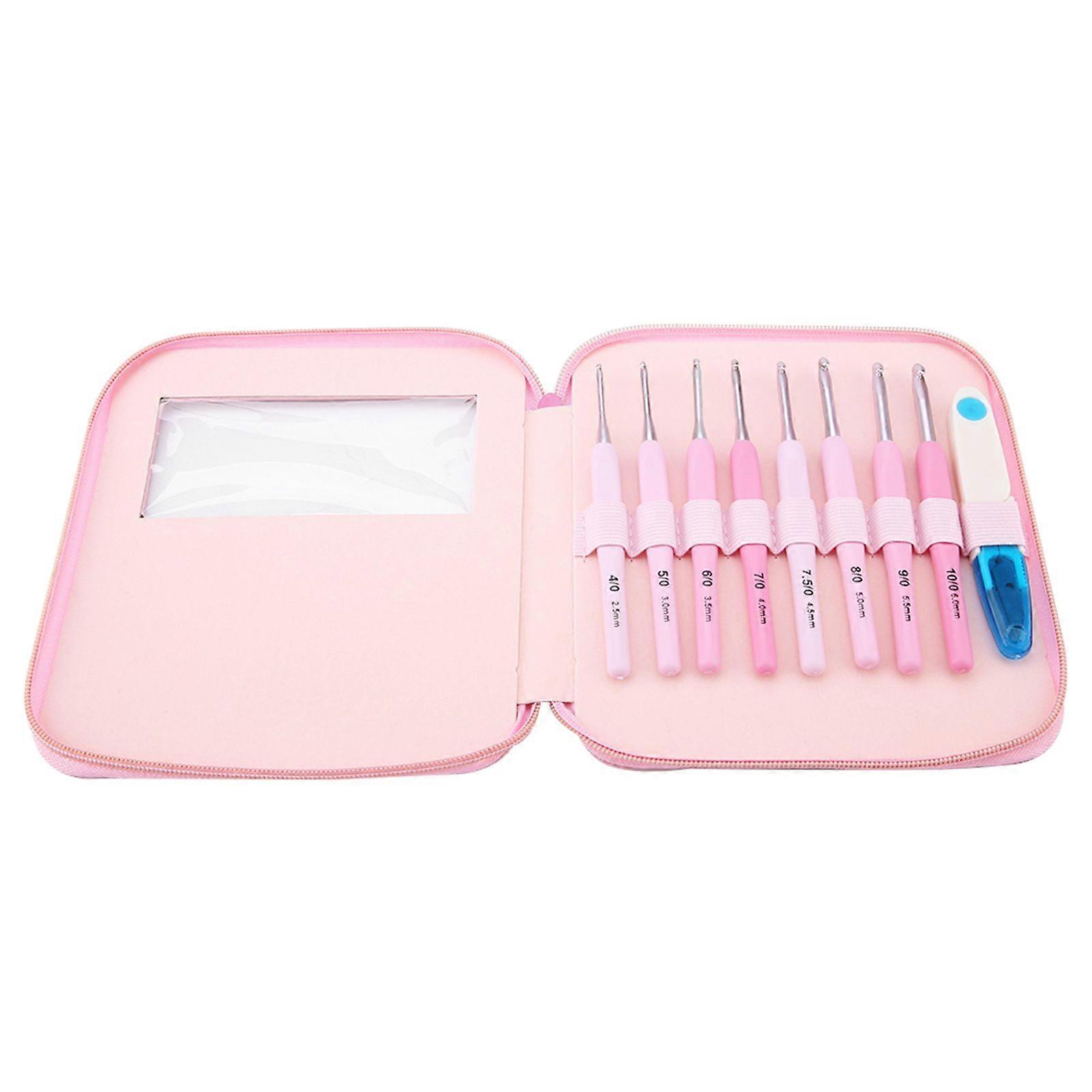 2025 Latest Model  9 PCS Gradient Color Crochet Hook Set Knitting Needles