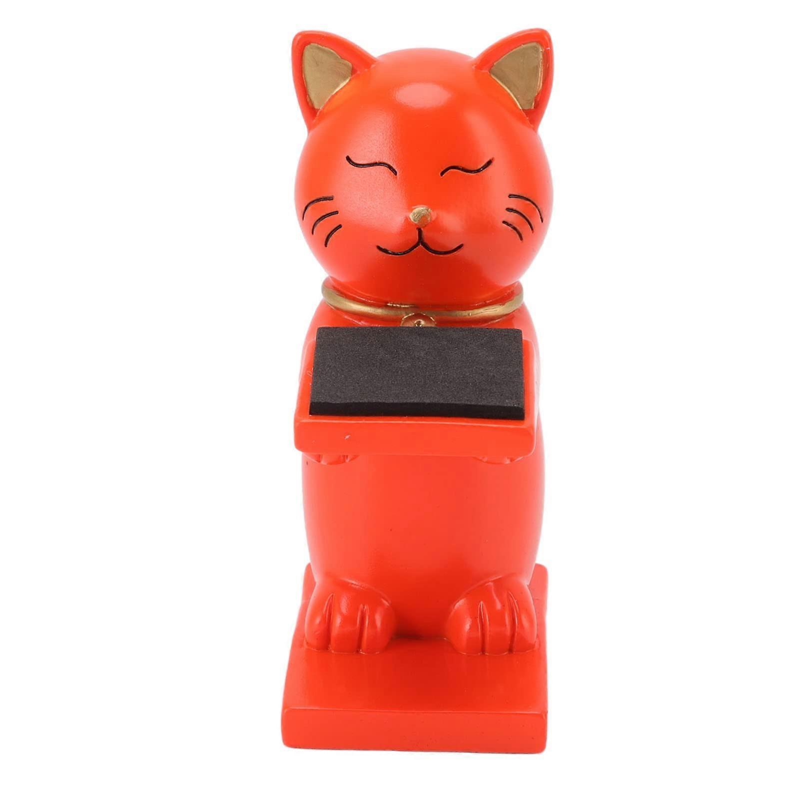 Clock stand, Cat statue, Clock stand, Decorative storage shelf, Jewelry, Bracelet, Necklace, White, Versatile applications (5)