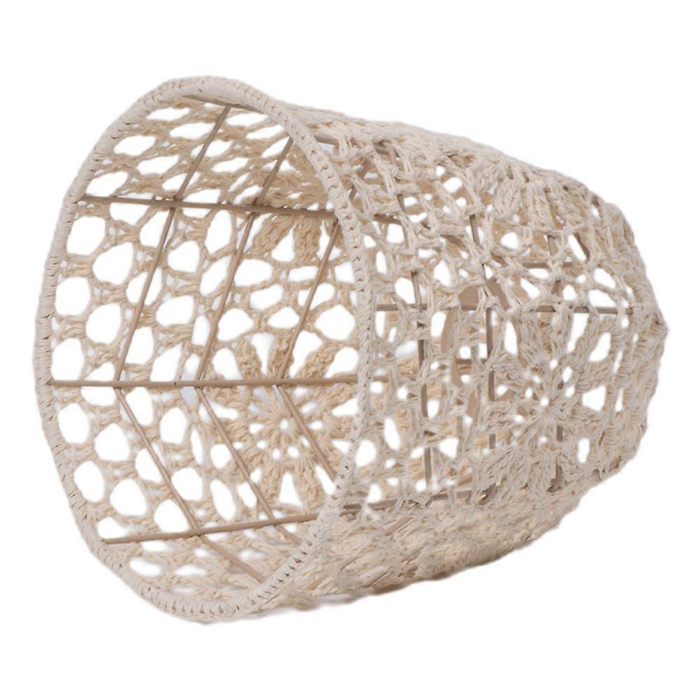 Woven Lampshades Oval Style Design Enthusiasts Protect Eyes 20.00X19.00X7.00CM 1Set