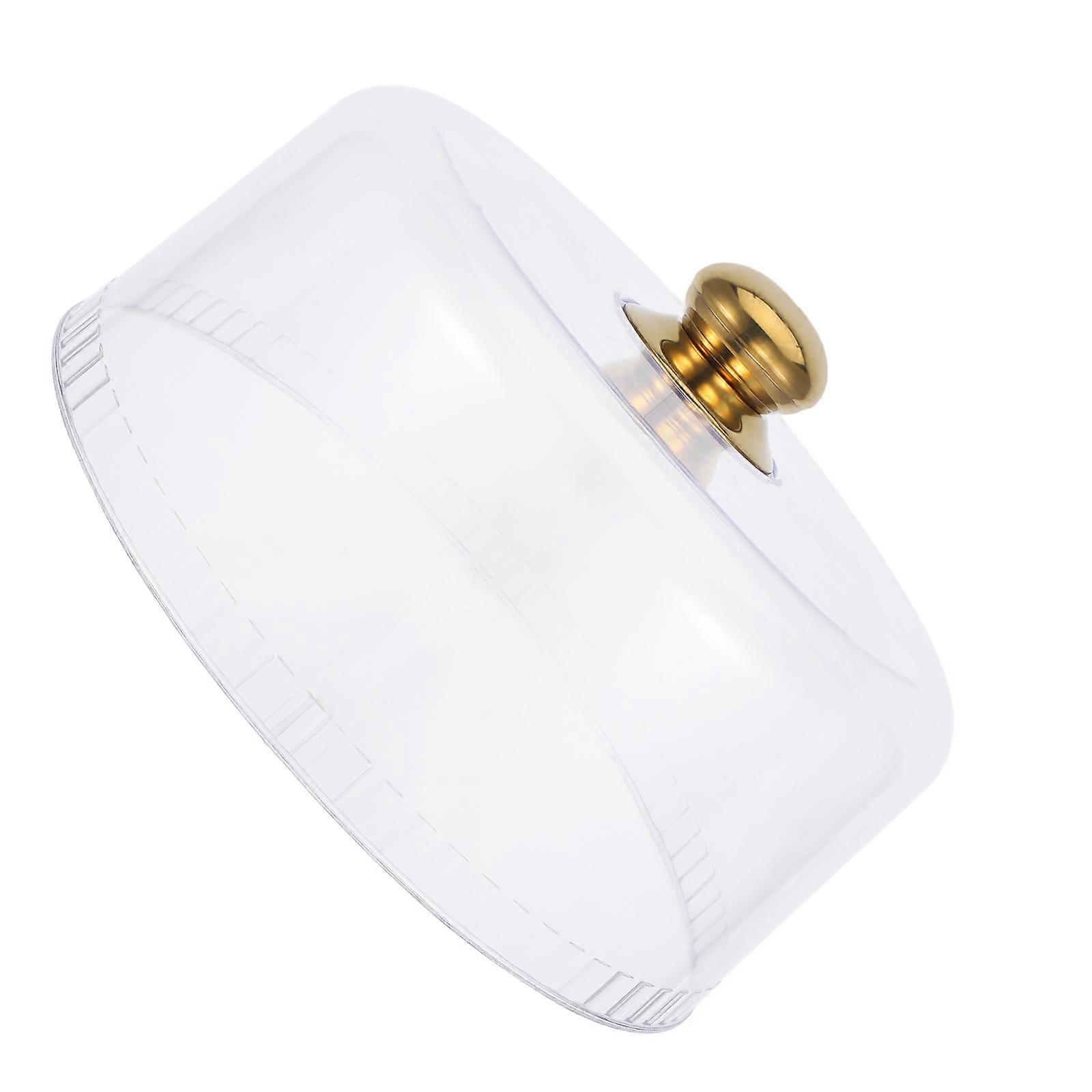 Transparent Reusable Acrylic Cake Dome for Desserts – Elegant Round Food Cover for Cakes, Muffins, and Cookies Serving Protection