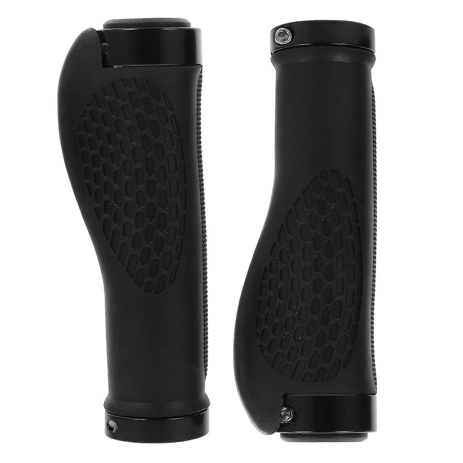 Ergonomic Bike Handlebar Grips   Shockproof, Non Slip Cycling Covers for Mountain and Trail Biking   Enhanced Comfort and Safety