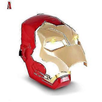 Marvel Avengers Iron Man & Captain America Light-Up Mask - Divertimento di Halloween per i bambini britannici