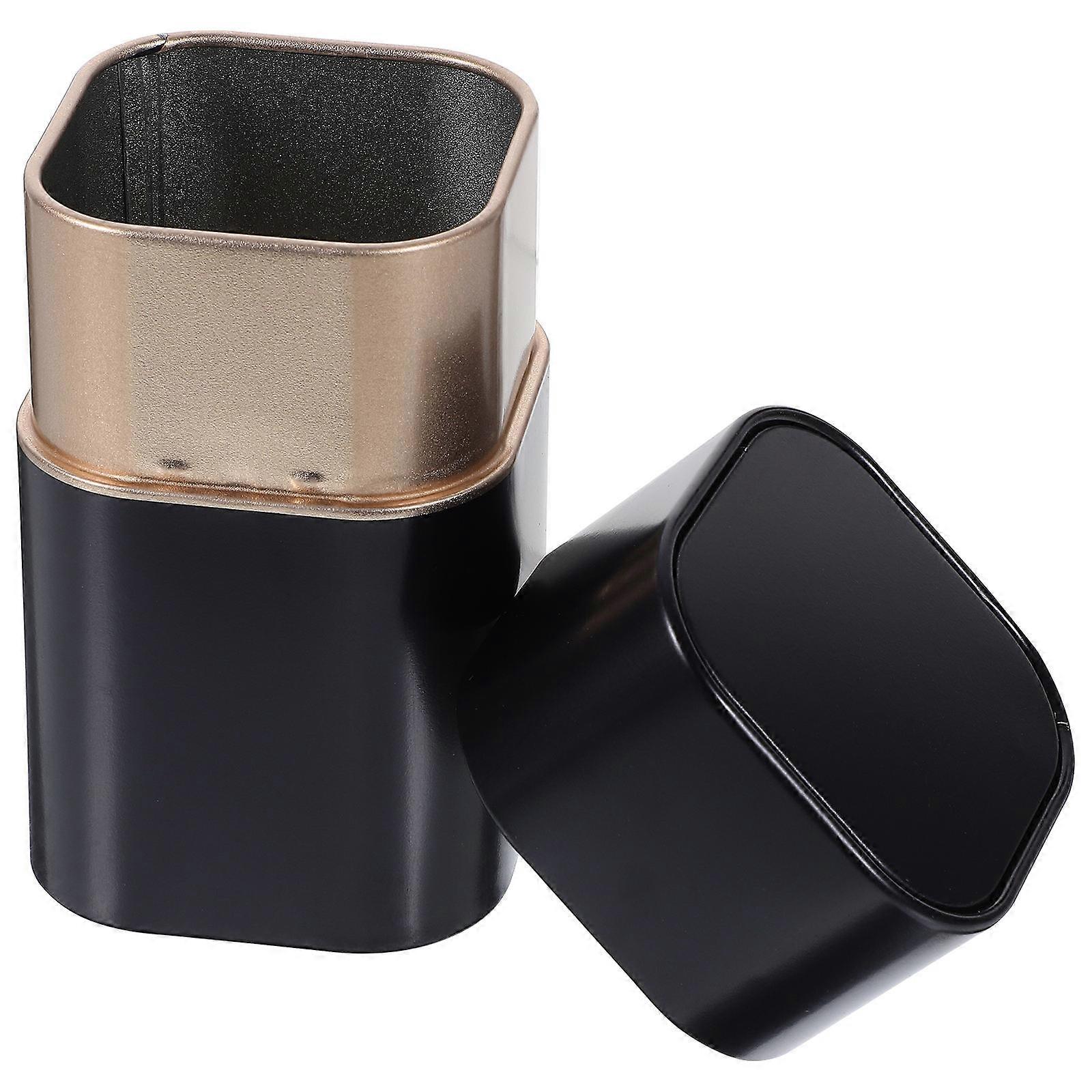 Tinplate Tea Storage Container Dry Preservation For Home Use 2Pcs