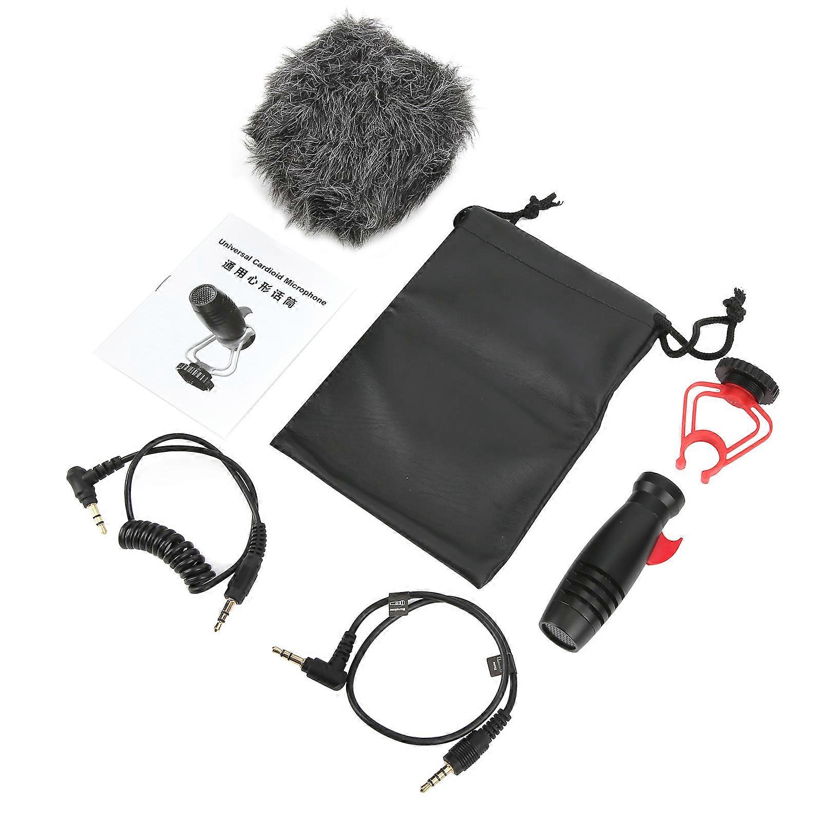 MovingMic MS1 Portable Condenser Interview Microphone System with Bracket for Camera