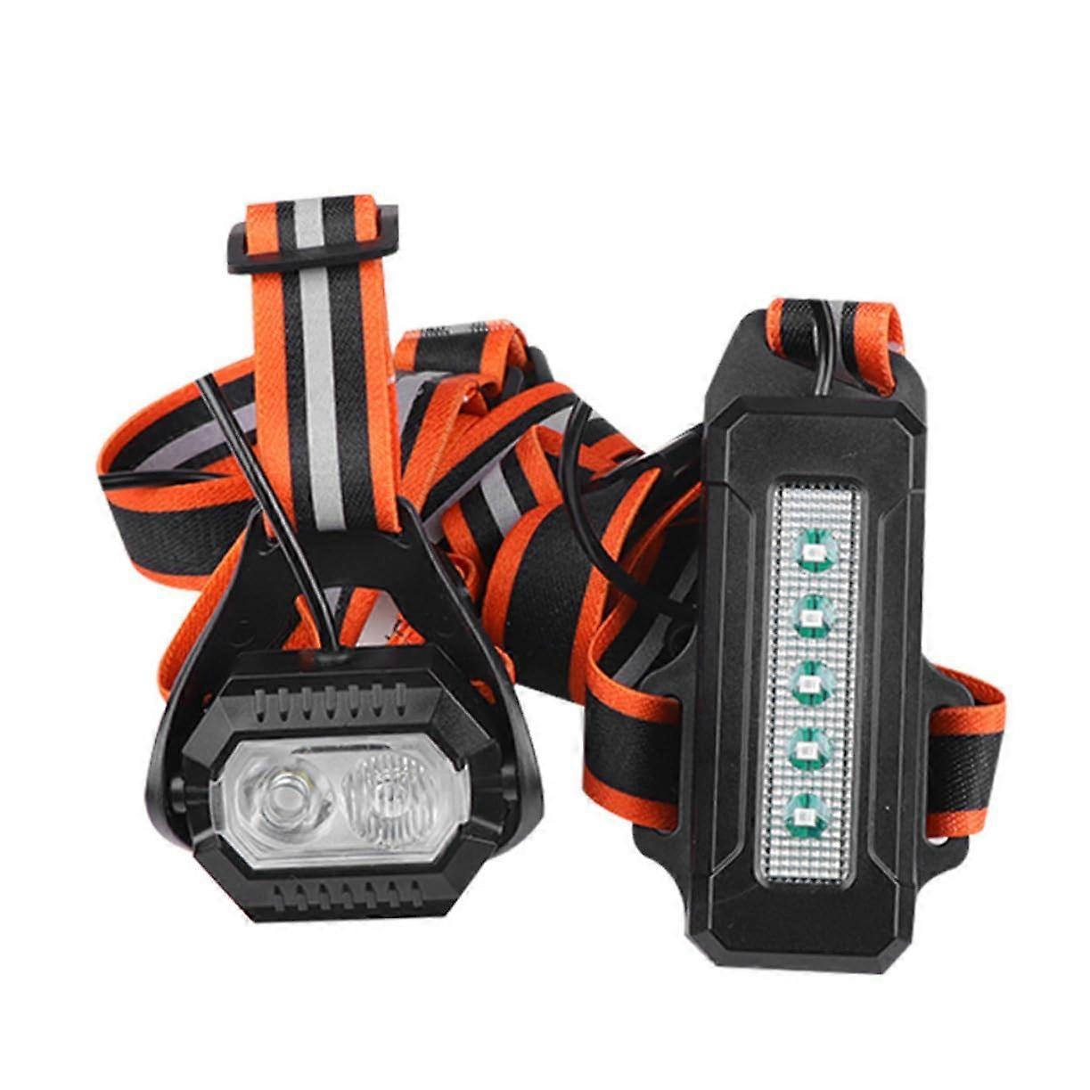 Reflective Running Chest Light USB Rechargeable for Safe Jogging Cycling