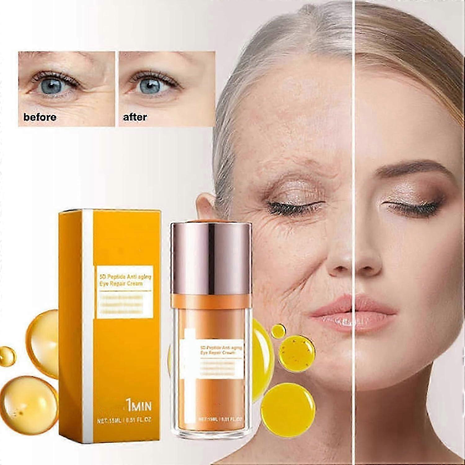 كريم إصلاح العين 5D الببتيد ، كريم إصلاح العين المضاد للشيخوخة 5D الببتيد ، كريم العين المضاد للشيخوخة لمدة 1 دقيقة 5D الببتيد للانتفاخ