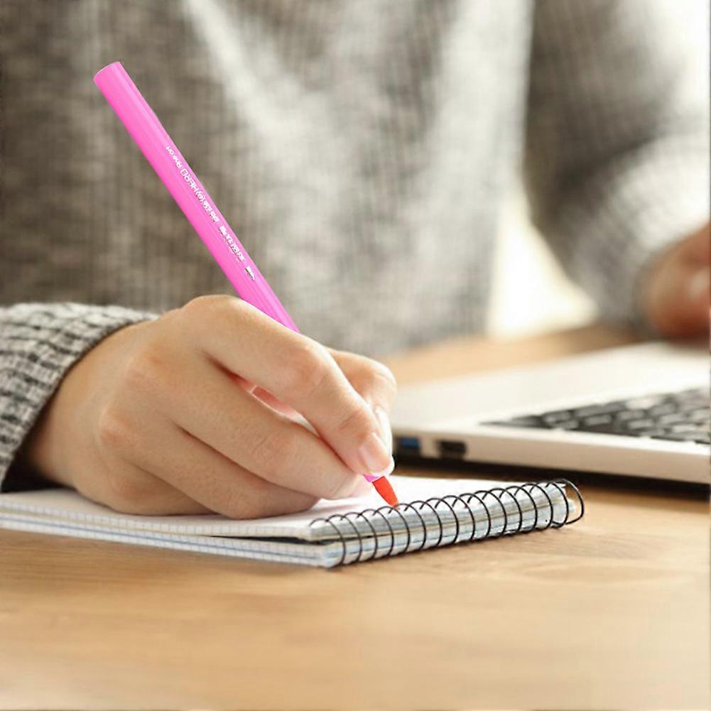 24 Colors Soft Tip Colorful Painting Brush Pen Set Art Markers Stationery