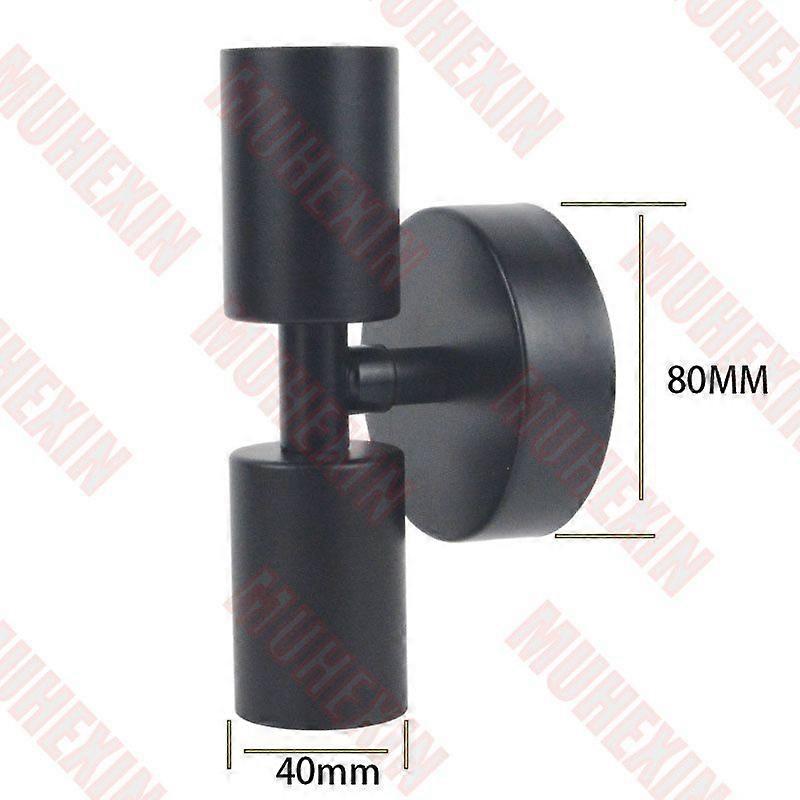 Double-Head Wall Lamp E27 Lamp Base Metal Material