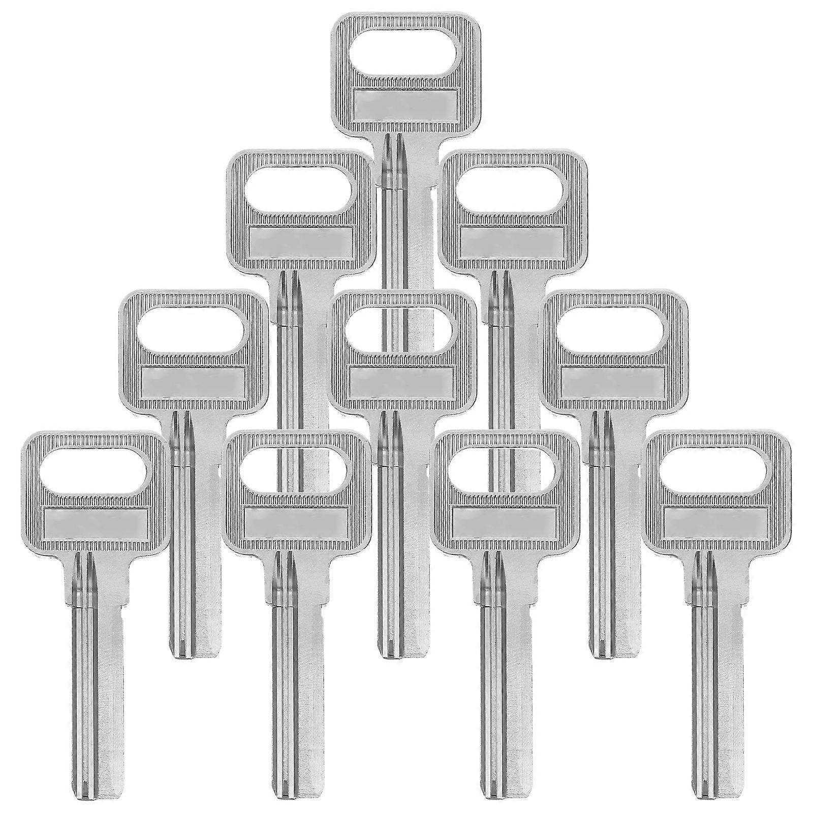 Blank Key Blanks for Home Door Made of Durable Iron Material Silver Color for DIY Use 32mm