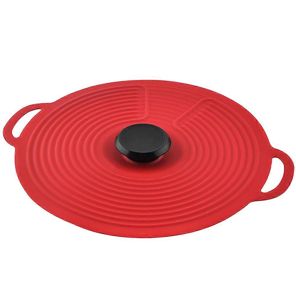 Reusable Silicone Bowl Cover for Home Use Red 3 Piece Set Safely Seal Bowls to Prevent Spilling