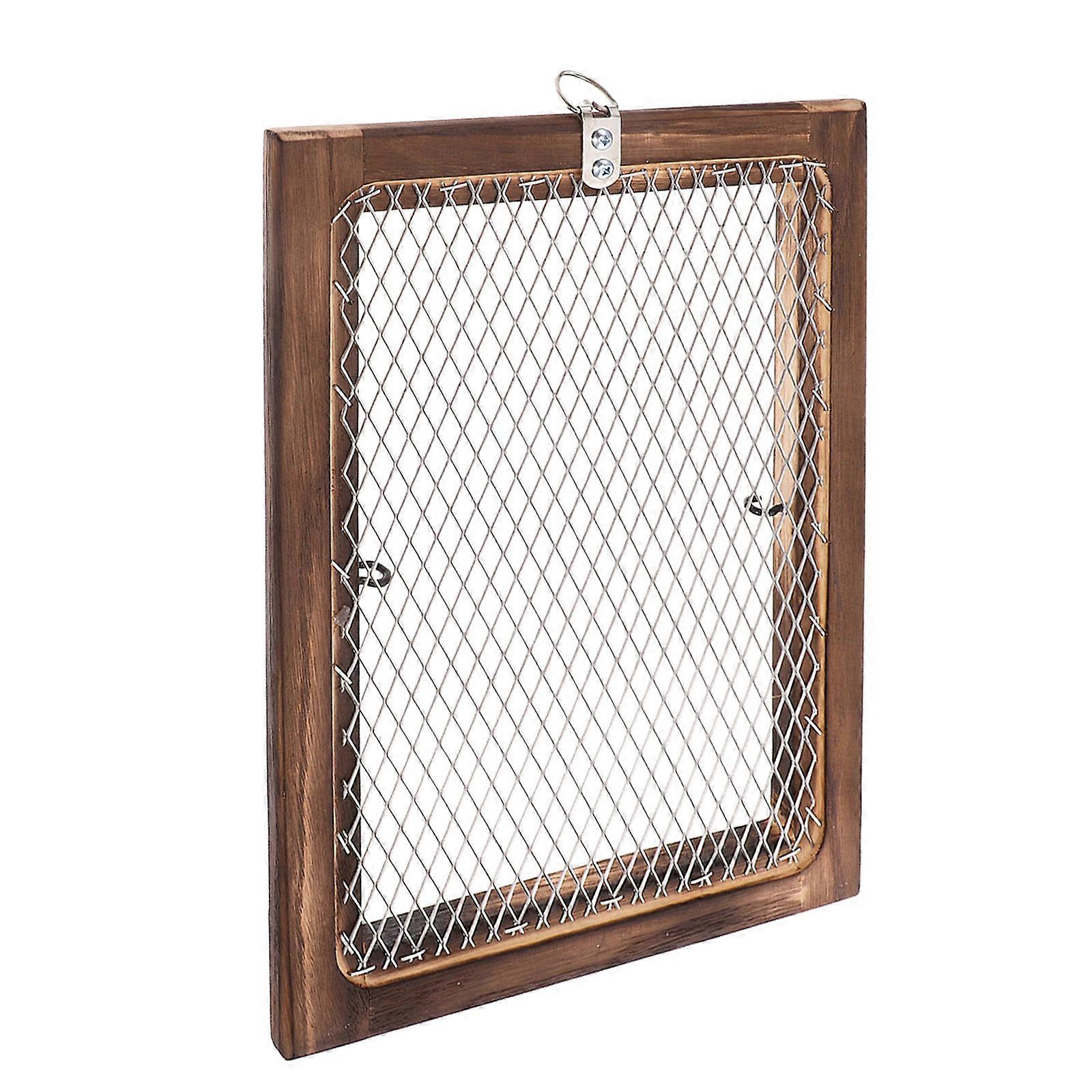 The **Wall Mounted Wooden Frame Air Plant Holder** is a stylish and functional solution for displaying air plants and maximizing indoor space. Here's