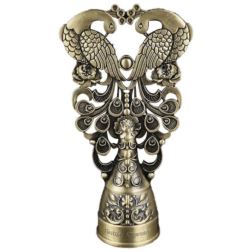 Vintage Peacock Bottle Opener for Soda Beverage Party Bar Use