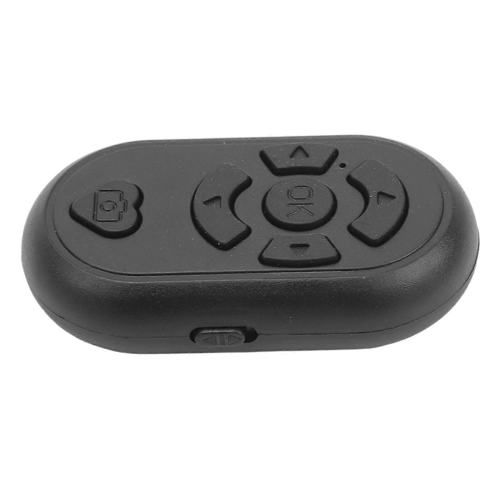 Phone Remote Control 32.8ft Wireless BT4.0 Hands Free Type C Charge Remote Shutter for Selfie Page Turning App Black 