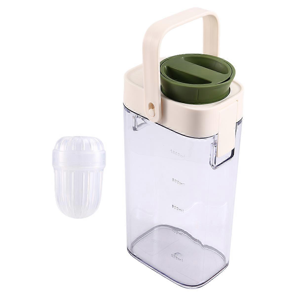 1LCold Brew Coffee Maker,Heavy Duty Coffee Jar with Handle,LeakProof Lid,Ideal for Cold Coffee Brew