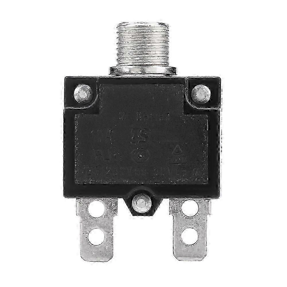 10A 125/250V Reset Thermal Switch Circuit Breaker Overcurrent Overload Protector for Generator