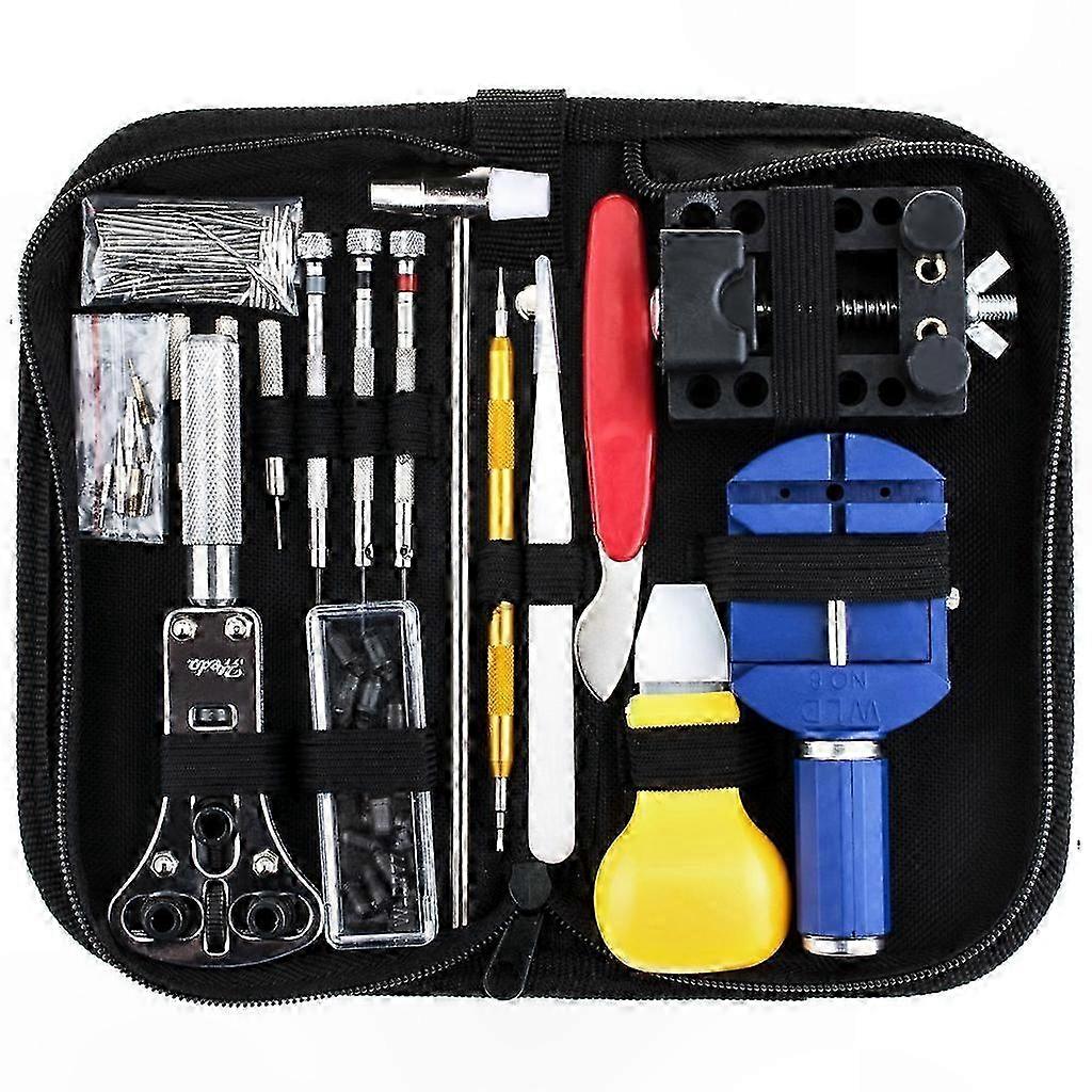 147Pcs Watch Repair Tool Kit for Case Opener Link Spring Bar Remover Watchmaker