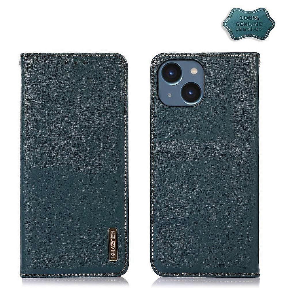 KHAZNEH Nappa Leather Phone Case For iPhone 15 Plus