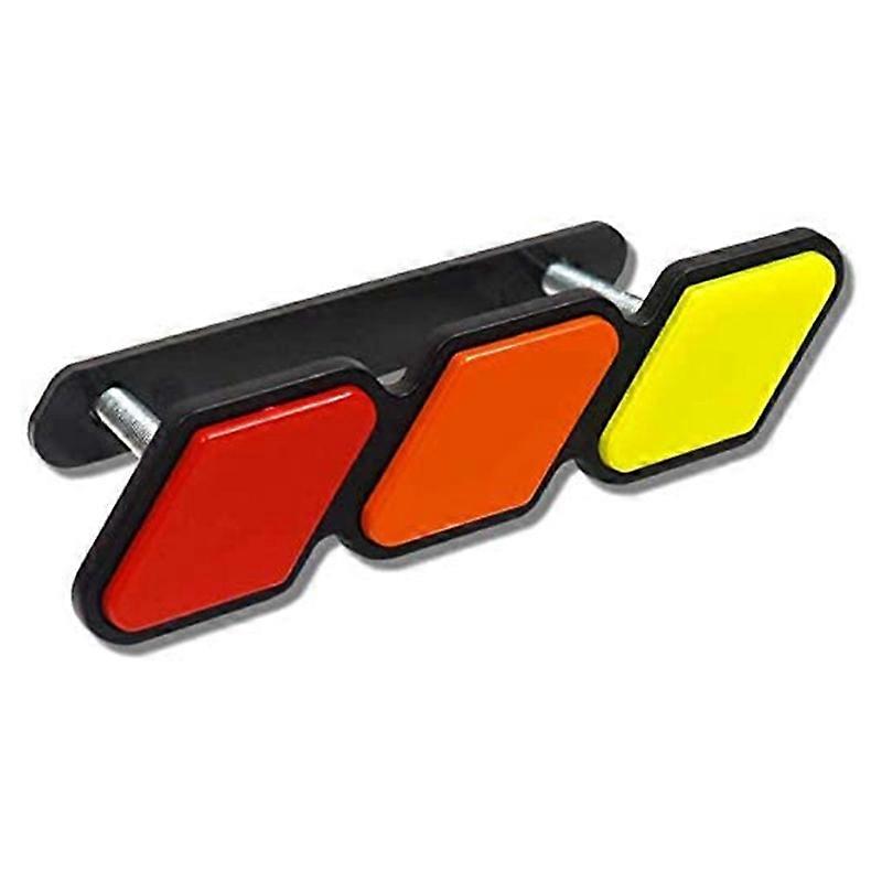 Tri-color Badge Front Grille Emblem For Toyota Tacoma 4runner Highlander RAV4