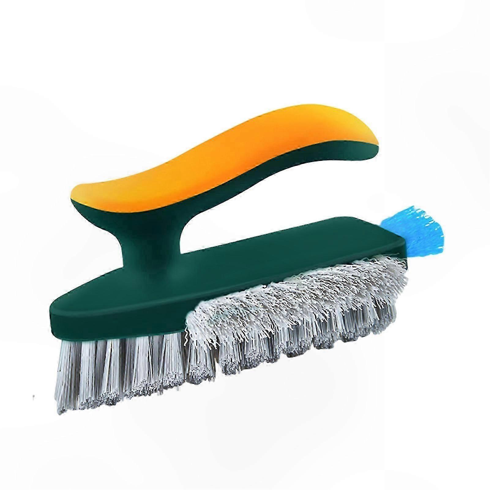 Scrub Brush with Handle for Bathroom and Kitchen Floor Cleaning
