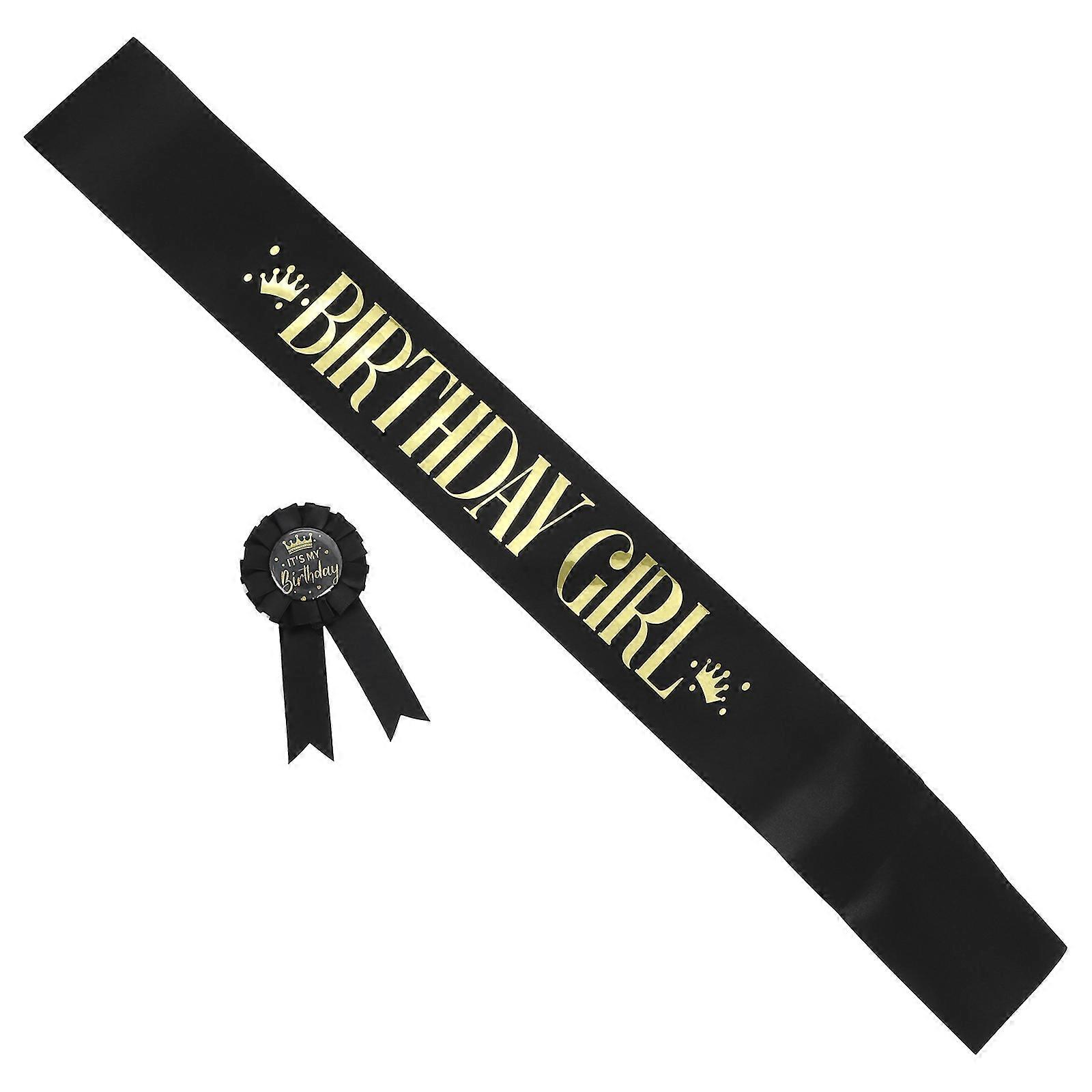 Birthday Brooch Pin For Celebratory Events Designed For Children And Adults Offering Decorative Fun 2Set