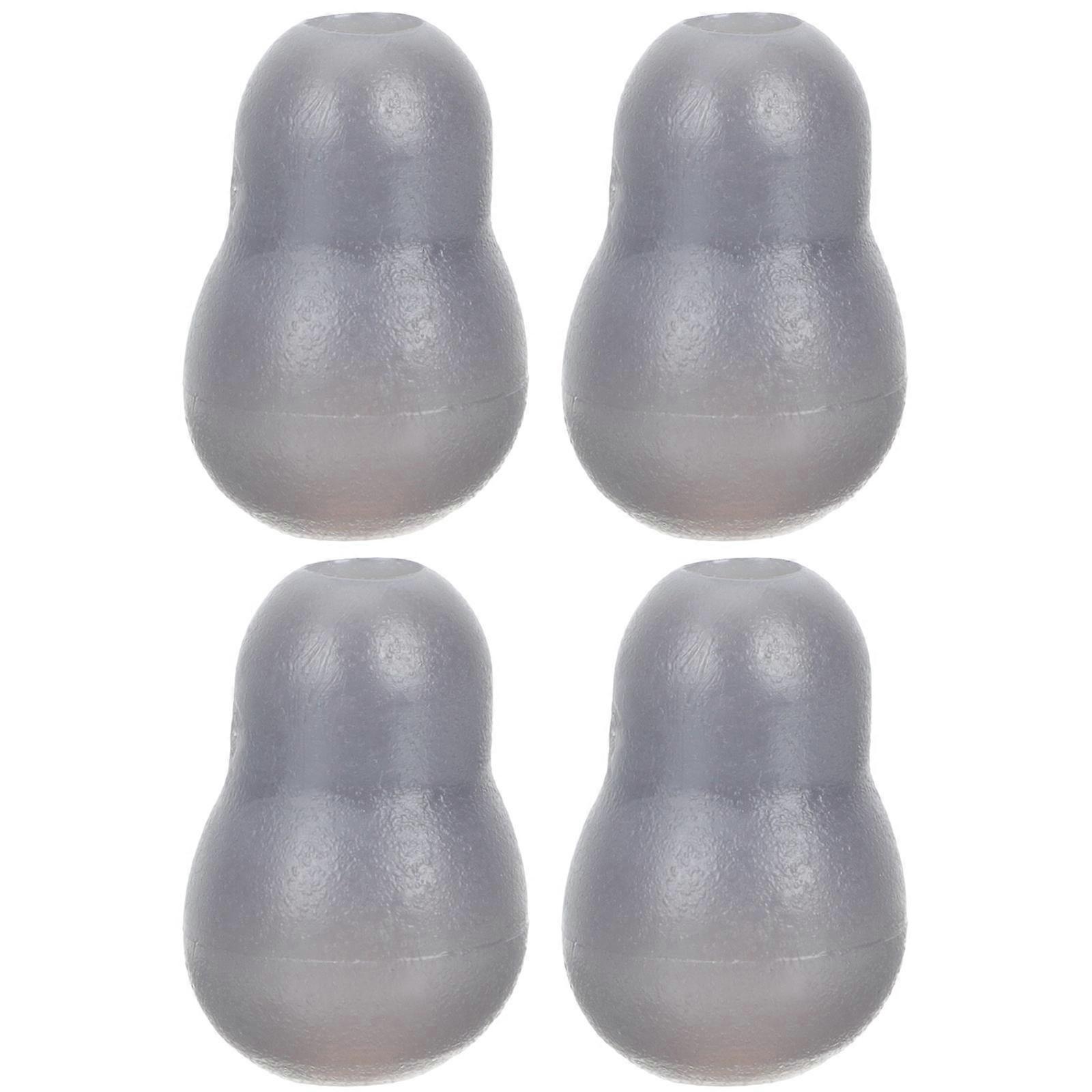 4pcs Soft Replacement Earbuds Comfortable Ear Tips for Medical Professionals, Gray