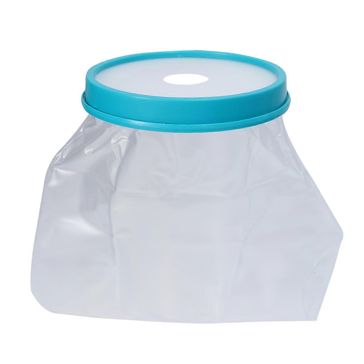 Waterproof Leg Cast protector Keep Wounds Dry and Clean Easy to Use for Shower at Home or Hospital White PVC