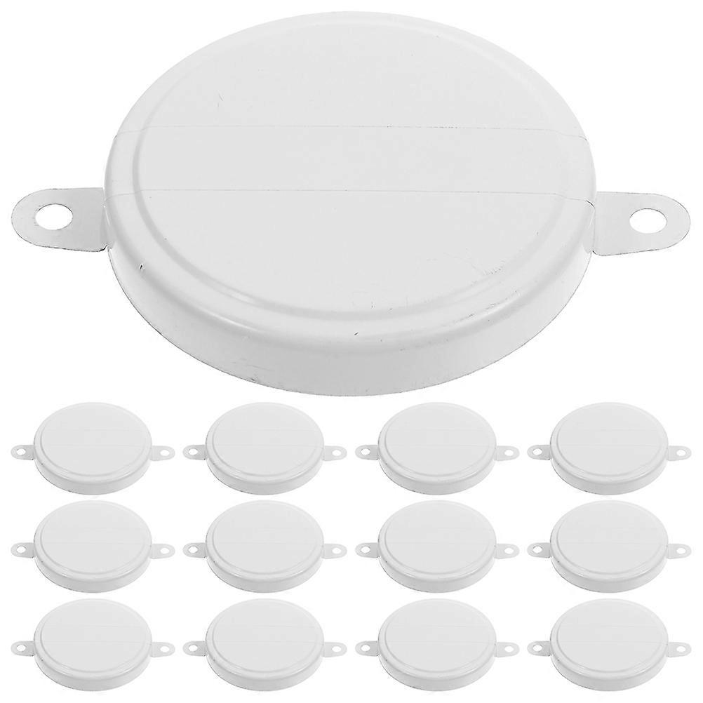 Iron Oil Drum Caps with Gaskets Leak Resistant Sealing Lids for Chemical, Water, and Oil Barrels Threaded Plug Covers for Secure Drum Closure
