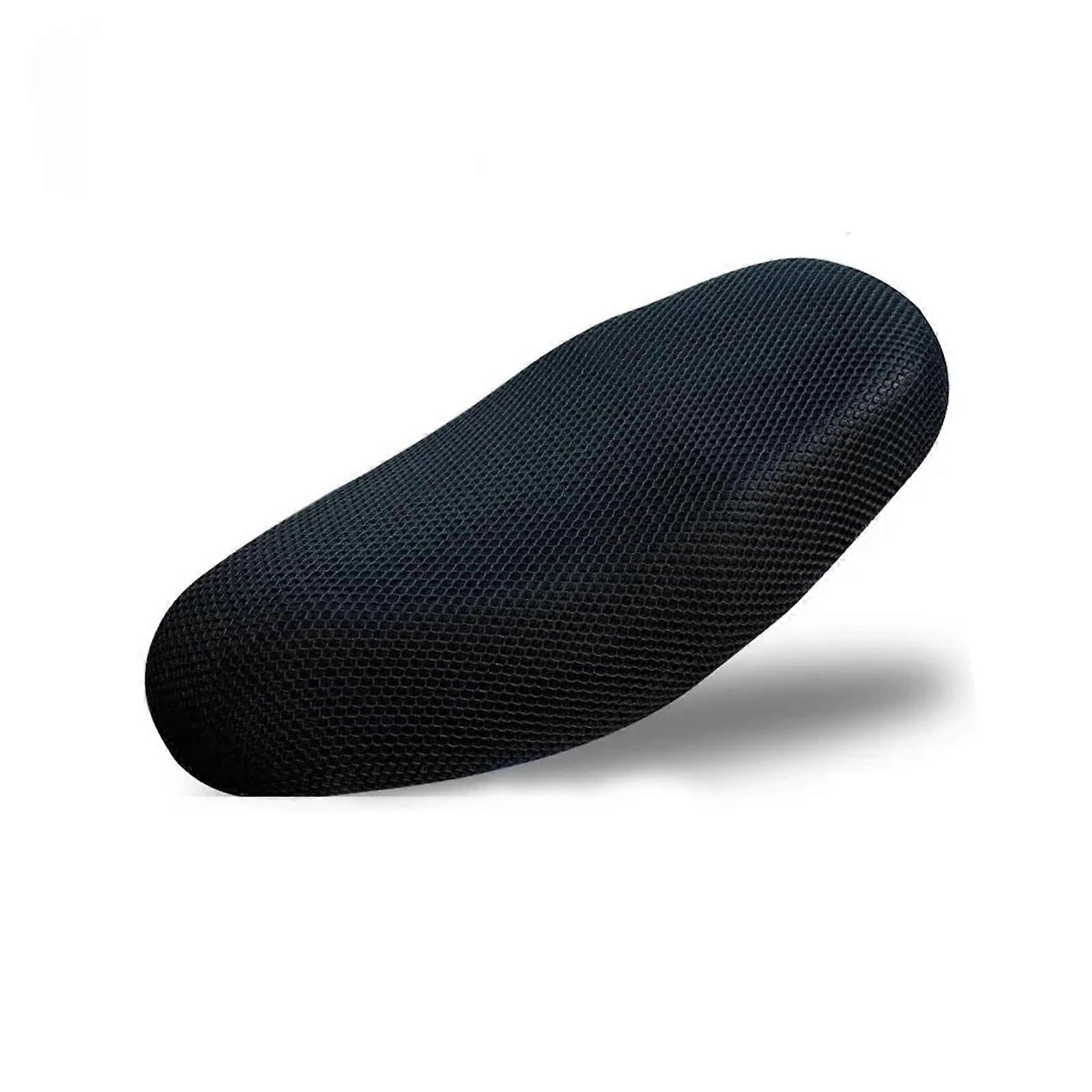 Motorcycle Seat Cover 3D Mesh Pad, Anti-Slip Cushion, Breathable Mesh Material, Compatible with All Motorcycle Models