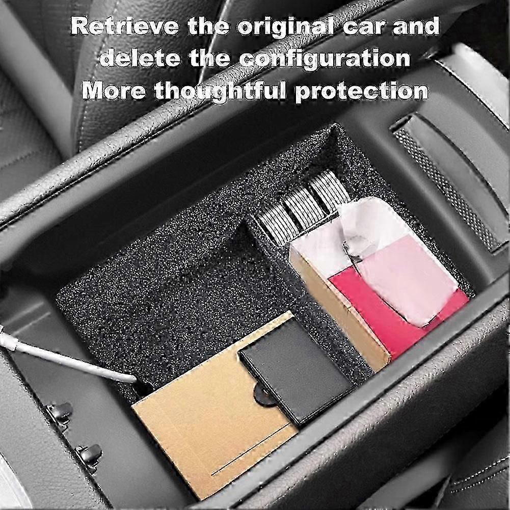 For Eqe Eqs Car Center Console Organizer Tray Armrest Storage Box