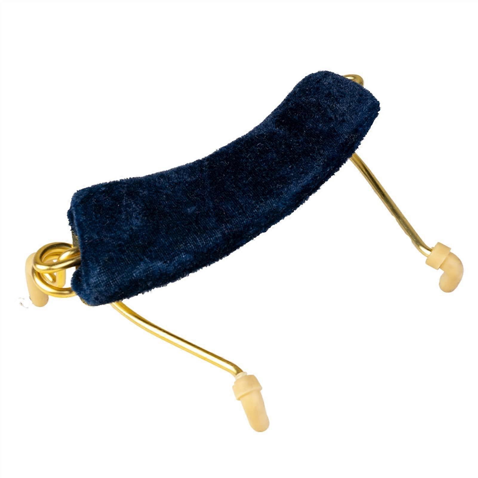Unique Metal Frame Flannel Support Violin Shoulder Rest for 4/4, 3/4, 1/2, 1/4, 1/8 Violins, Durable and Adjustable