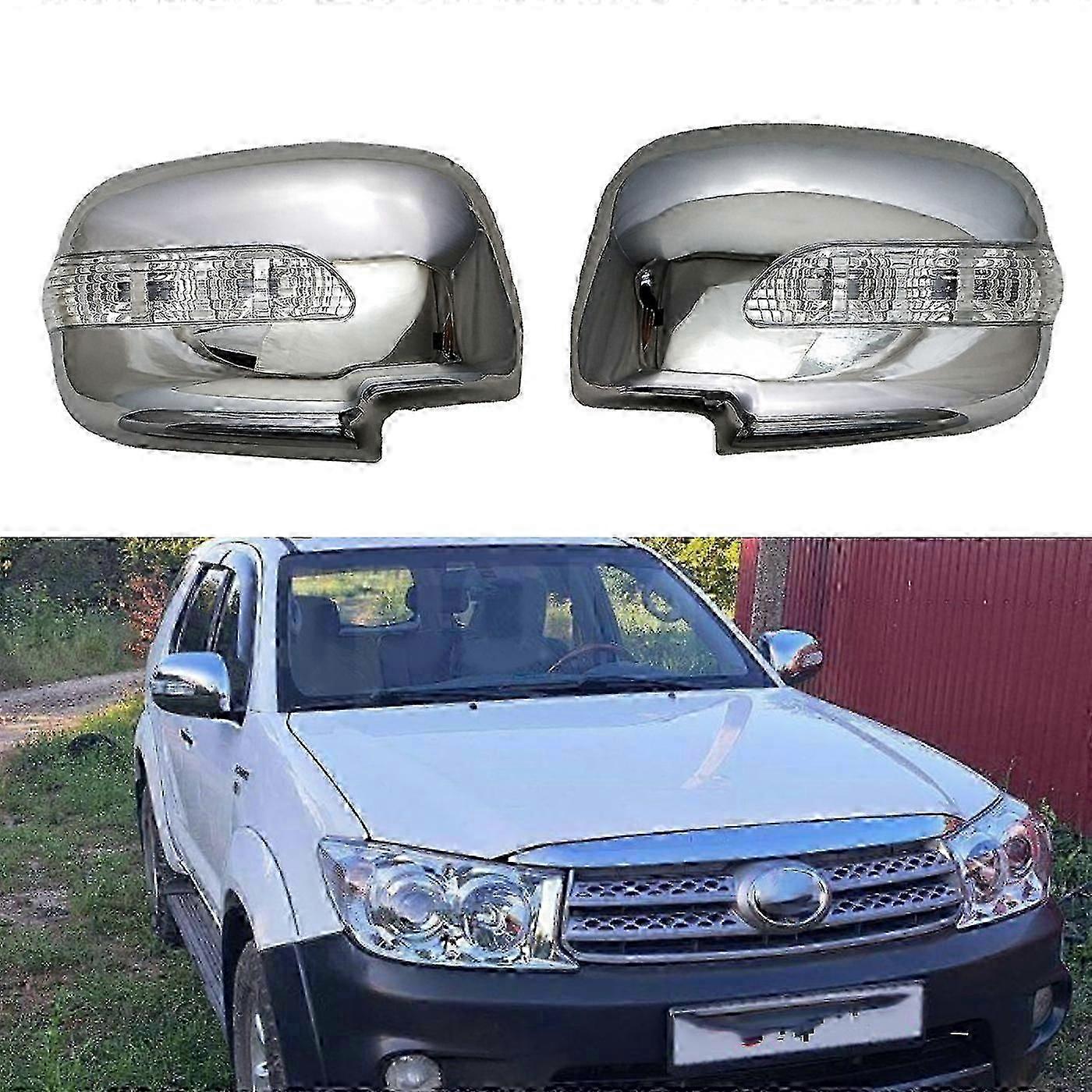 Fantastic Fortuner 2006-2012 Car Exterior With Light Rearview Mirror Cover Modified Led Rearview Mirror Cover