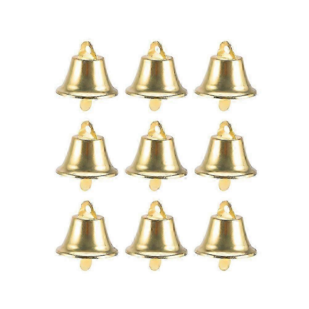 35-delat vintage dekorativt Bells sortiment för julgran miniklockor hantverk jingle bells prydnad