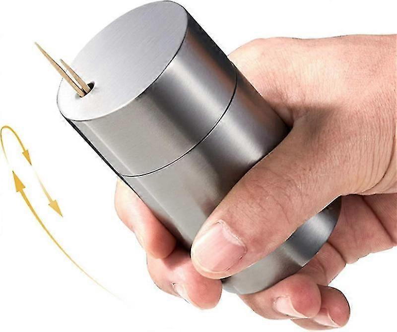 Super Strong Toothpick Holder Distributeur Organisateur de rangement Sus304 Acier inoxydable (mat)