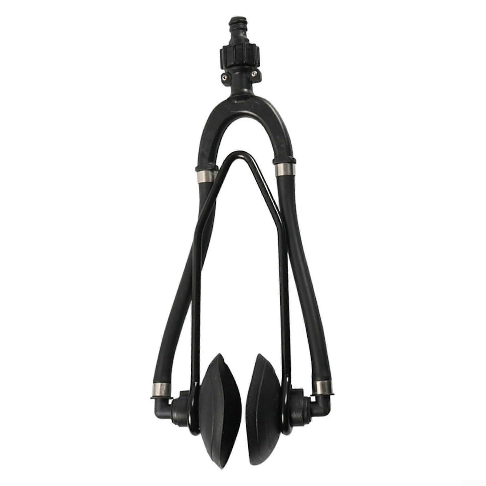 Universal Rectangular Marine Boat Yacht Motor Flusher Engine Ear-Muffs Cup Outboard Hose Attachment Compatible with Round Models