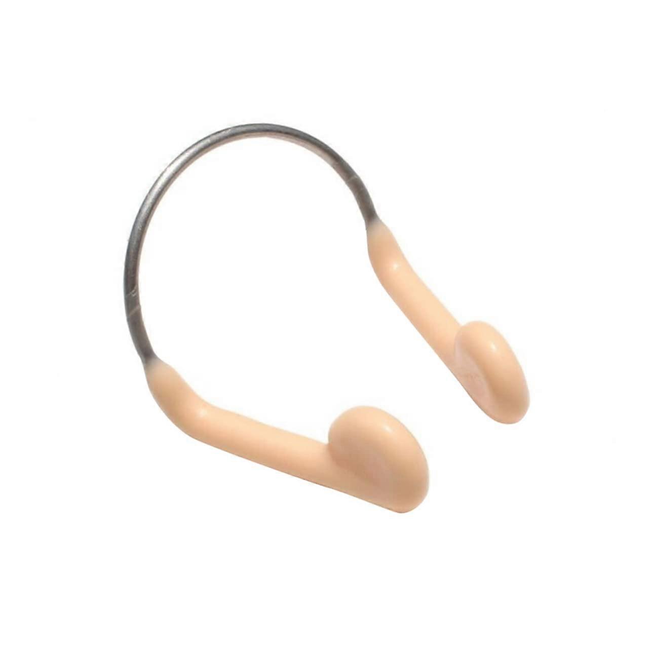 Swimming Nose Clip 4-Pack, Tear-Resistant, For Adults, Flesh Color, Pool And Ocean Use