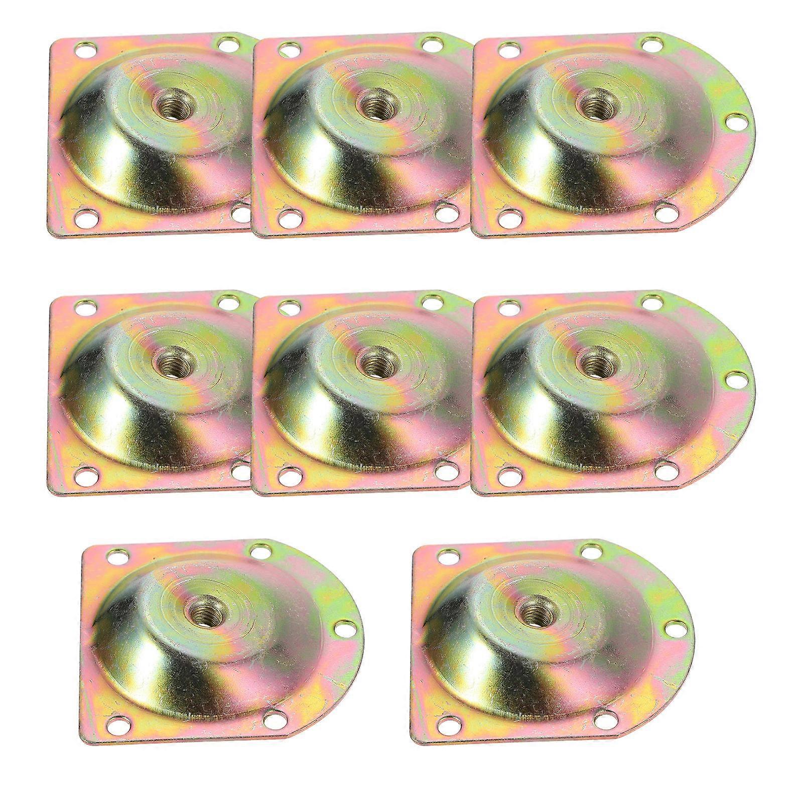 Angled Leg Plate Furniture Leg Fixing Plate for Furniture Legs Iron Multi Applicable in Furniture Assembly 8Pcs