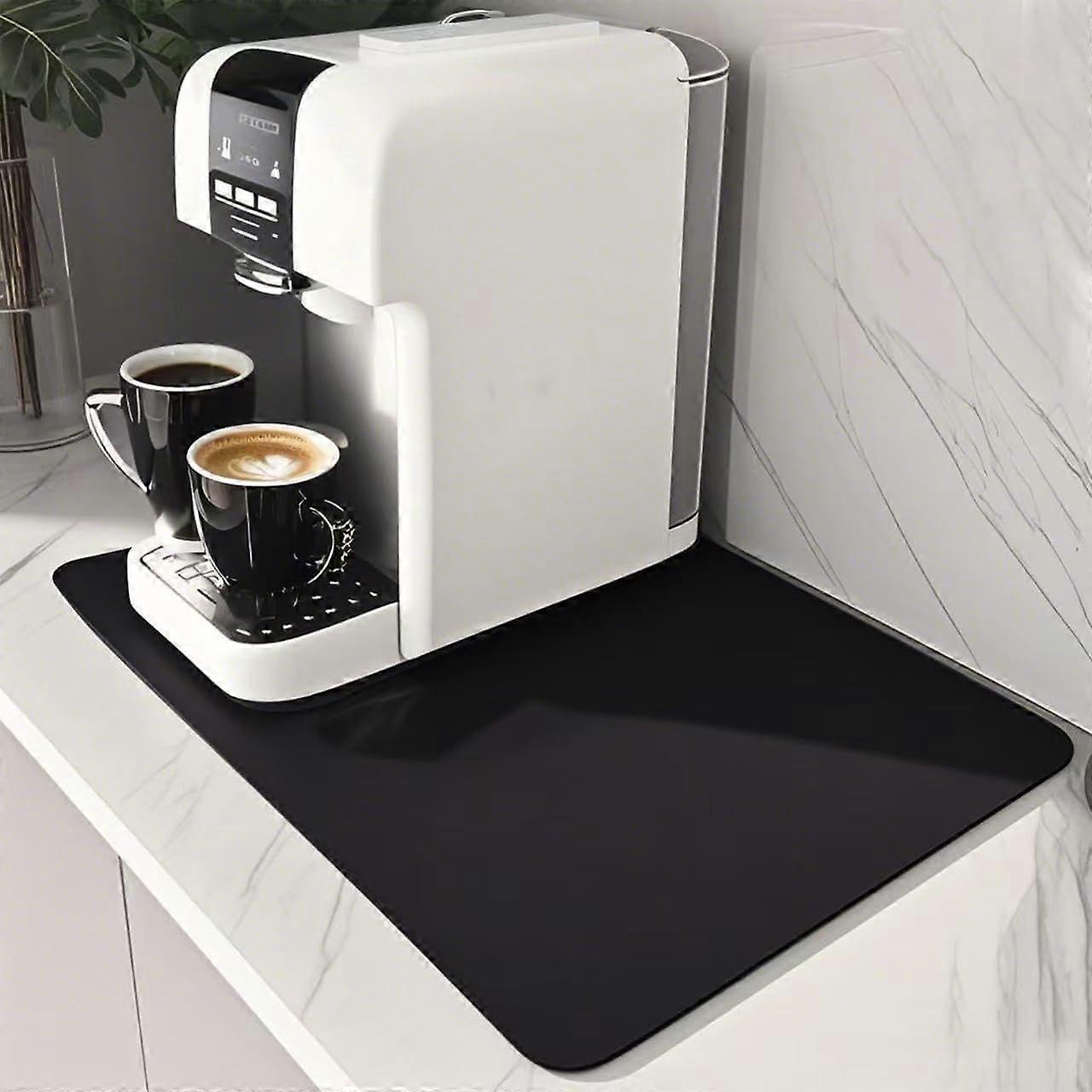 Coffee Mat, Drying Matt Kitchen Counter Super Absorbent Quick-Drying Coffee Bar
