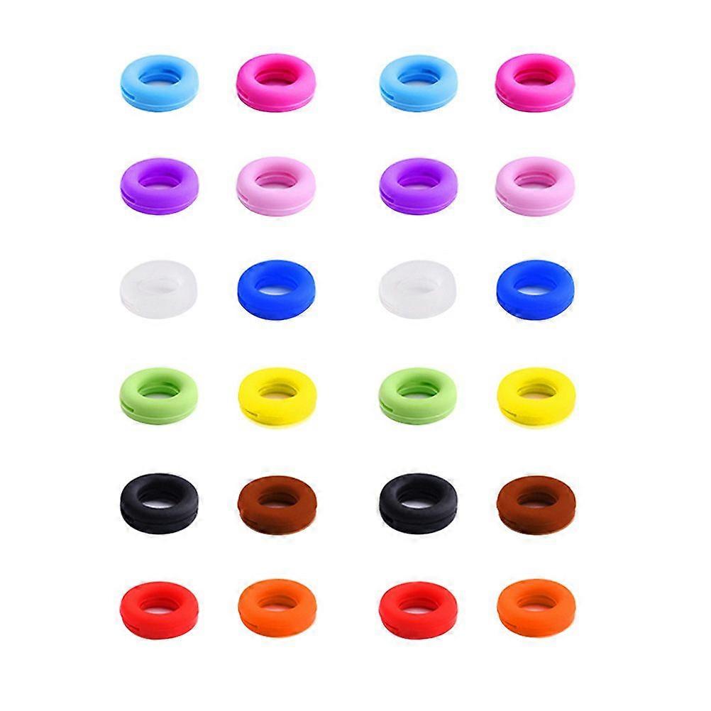 24 Pair Round Eyeglasses Non-slip Cover Silicone Fixed Ear Hooks Anti-lost Round Eyeglasses Retainer Practical Eyeglasses Frame Bracket Eyeglasses Leg