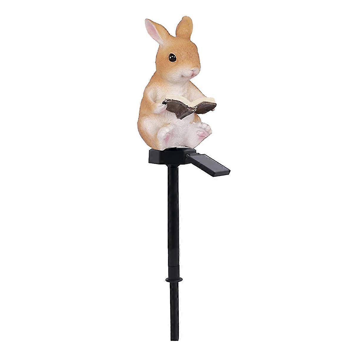 Solar Garden Lawn Light Resin Squirrel Ground Light A