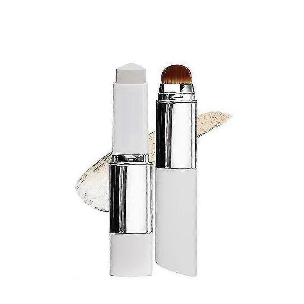 Blanc Cover Cream Foundation Stick in V White, Adjustable Coverage with Removable Brush