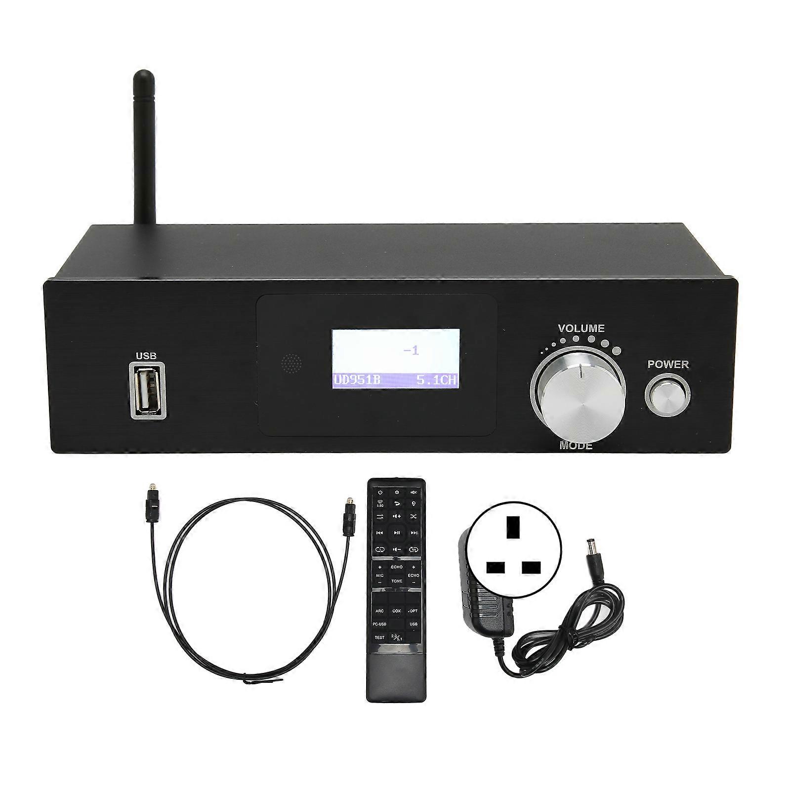 HDMI 3-in-1 Sound Decoder: 5.1 Surround for DTS AC3, 4K HDR, UK Plug, Multi-Device