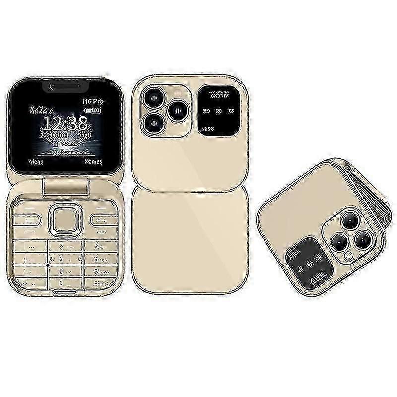 SERVO i16 Pro Compact Dual SIM Flip Phone with 2G & 32MB Storage ...