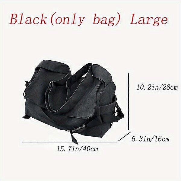 Canvas men's shopping backpack, stylish and versatile, with well-organized item storage